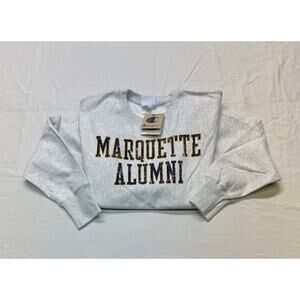 Champion Reverse Weave Men’s Marquette alumni Sweatshirt  size large NWT